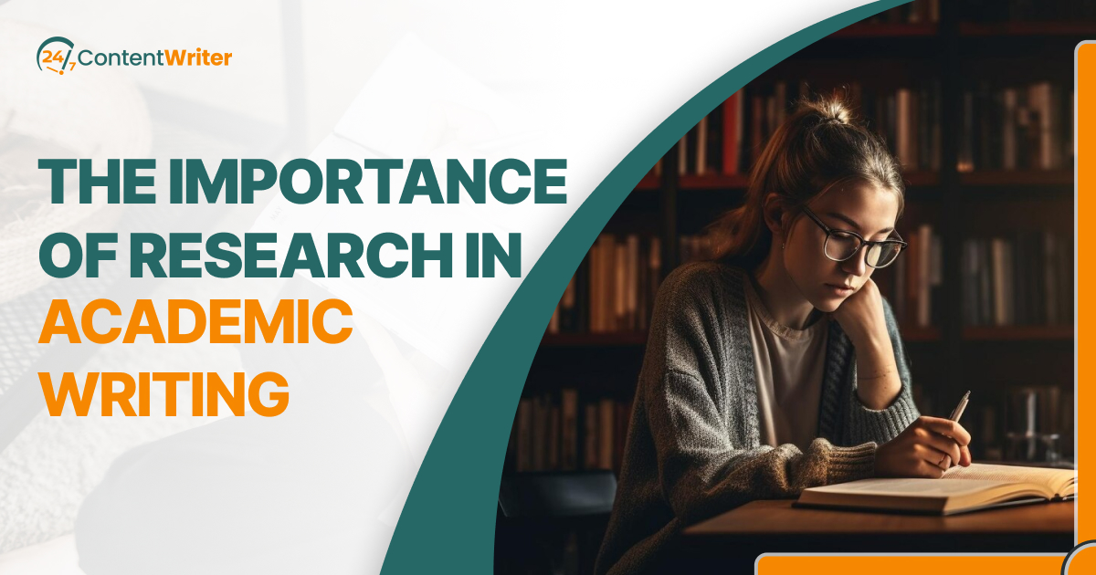 Students researching in library for academic writing.